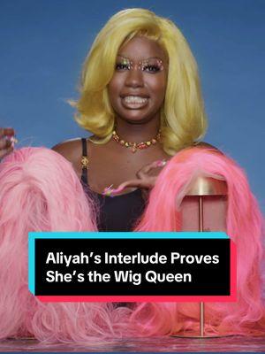 Hello, is this the universe speaking? Did @aliyahsinterlude’s nails just get stuck in the cheaper wig? #ExpensiveTasteTest #AliyahsInterlude