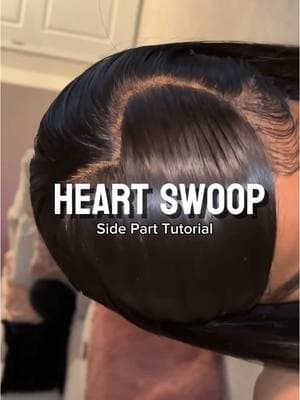 The perfect and easy look for Valentines Day ! ft. @Luvmehair @luvmehairwigs  #wiginstall #affordablewigs #swoopponytail #sidepart #closurewig #hairstyles #wig #luvmehair 