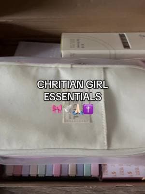 the bible case is separate but it’s so cute not to share!! #biblecase #christiangirls #christiantiktok #biblejournaling #biblestudy #biblejournalingideas 