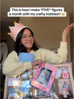 This is EXACTLY how I make *5* figures a month!!! 😂✂️🎨  #craft #crafts #crafting #crafty #journaling #journals #journalcommunity #craftcommunity #crafty #craftymoms #craftymom #crafttok 