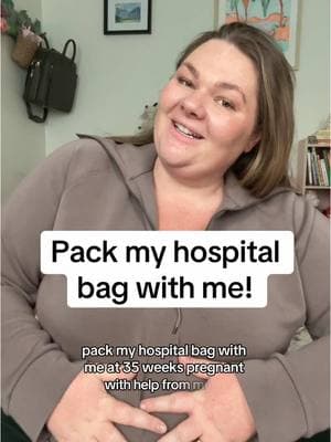 Sooo do I have everything I need?? #packmyhospitalbag #35weekspregnant #plussizepregnancy #lilagowns #hospitalbagessentials 