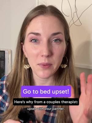 You can definitely go to bed angry! Sometimes circling back in the next day is a better option, especially when tensions are high. #paired #pairedapp #coupleapp #gotobedangry #arguments