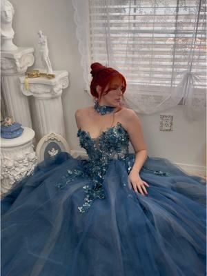 a love story written in moonlight, a Cinderella who never needed saving… This @Andrea & Leo Couture dress is easily one of the most magical pieces I’ve ever worn 🥹🩵 like it was made from the stars themselves 🌌🏹 ⠀⠀⠀⠀⠀⠀ #redheadgirl #OOTD #ootdfashion #modernromance #disneyprincess #lovecoreaesthetic #lovecore #valentines #ValentinesDay #disneycinderella #cinderella #outfitoftheday #outfitinspiration #coquette #explorefashion #coquetteaesthetic #coquettefashion #explorerbabes #coquettecore #girly #hopelessromantic #romanticfashion 