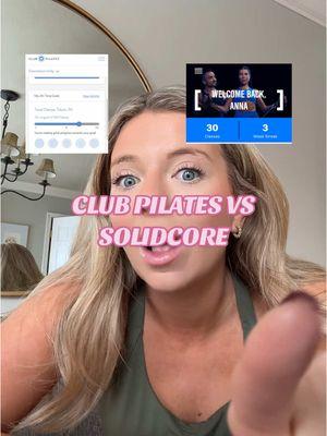 Replying to @Annabelle Only thing not included on pros of SOLIDCORE over Club Pilates is the class times! Seriously SC has a class every hour of the day and it’s amazing! No excuse not to make it!  #solidcore #clubpilates #clubpilatesreview #solidcorereview #solidcorevspilates #solidcorevsclubpilates #pilatesworkout #pilatestiktok #solidcoreworkout #solidcoreclass 