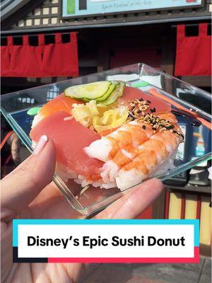 🎨🍣 EPCOT Festival of the Arts Foodie Alert! 🍣🎨 Japan NEVER disappoints, and this year’s Sushi Donut is consistant proof! 🍩✨ This masterpiece features salmon, tuna, shrimp, cucumber, and sesame seeds, all beautifully arranged over a plate of wasabi aïoli, Sriracha aïoli, and eel sauce. The fish? Fresh as always. The flavors? Perfection. The execution? 10/10. 🔥 Pro Tip: Ask for extra wasabi aïoli—trust me, it takes it to the next level! 🤤 If you’re a sushi lover, this is an absolute must-try at the Japan booth! Who’s adding this to their foodie list?! 🍣🎭 #DisneyEats #TasteEpcot #EpcotFestivalOfTheArts #FestivalOfTheArts #DisneyFoodie #EpcotFoodie #SushiLover #DisneyDining #DisneyFoodBlog #SushiDonut #EpcotJapan #MagicalEats #DisneyGram #EpcotFestival #DisneySnacks #DisneyMustDo #DisneyFoodAdventures #EatTheMagic #PixieDustedEats #WDWFoodie #EpcotEats #Disneyfyp #ThoughtfulTravelers