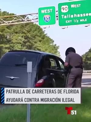 El gobernador de Florida, Ron DeSantis, anunció un acuerdo entre la Patrulla de Carreteras de Florida y el Servicio de Inmigración y Control de Aduanas de Estados Unidos (ICE) el cual permite que ciertos agentes estatales y locales asuman funciones de control migratorio, incluyendo la detención y entrega de inmigrantes indocumentados a las autoridades federales. “Si hay un conductor ilegal ebrio y lo detienen, la Patrulla de Carreteras puede llevarlo a inmigración también”, dijo el gobernador. #florida #fhp #ice #indocumentados