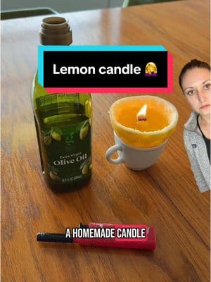 Don’t try this at home. #candlesafety #candlefire #firehazard #fireblanket #preparedhero #candlemaker #candletok #emergencycandle #lemonpeelcandle #lemoncandle #orangecandle #hansonmadecandles #fyp 