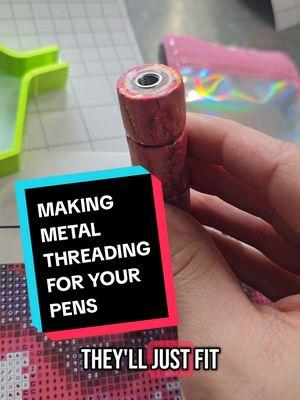 (un)popular opinion time! plastic/resin threads for diamond painting pens suck! they suck when they strip, they suck when they don't fit just right and they suck to physically thread. I think it's time we upgrade 😅#tipsandtricks #LifeHack  #diamondpaintingtips #myowa #diamondpainting #diamondpaintingaddict #diamondartaddict #diamondpaintingsupplies #diamondpaintingtools #diamondart  #alienputty  #fyp #fypシ #fypシ゚viral 