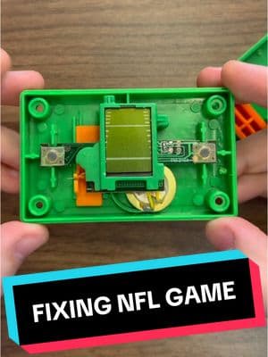 Fixing an NFL Pocket Game! #nfl #burgerking #burgerkingtoys #fastfoodtoys #SuperBowl #superbowlxl #superbowllix #football #nostalgia 