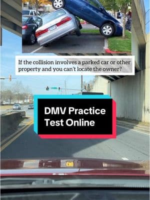 DMV Practice Test: Complete the 3 questions #dmv #dmvtest  #dmvpracticetest #drivingtest #LearnOnTikTok #driverspermit  #drivingpermit  #drivinglessons  #driverslicense #leftyvlogger