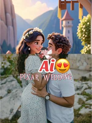 I’m in love with my Pixar Wedding! 🥰💍 #CapCut #pixarwedding #pixarcharacter #pixarfilter #valentinesday2025 