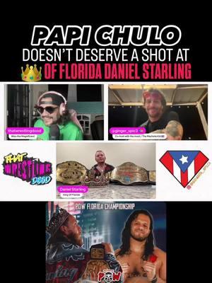 Daaaaaamn does anyone like @elpapichulopr ?? I met him once, seemed like a decent dood..  TOMORROW, 2/8, go check out the King of Florida @danielstarling98 defends his Florida Championship against the 🐀 Papi Chulo at @prideofwrestling POINT OF CRISIS in Seminole, Florida..    FULL INTERVIEW on YouTube @ thatwrestlingdoodpodcast ( https://youtu.be/f1lmIsQtcb8?si=FDh43hxV5ggpAiNp ).    Don’t forget to LIKE, COMMENT, SHARE & FOLLOW.. . . . .  #danielstarling #kingofflorida #powwrestling #pow #prideofwrestling #indywrestlingmatters #podcast #wrestlingpodcast #thatwrestlingdood #indywrestling  #indywrestler #floridawrestling @ginger_spic3