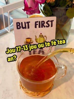 Ou te fè tea an ?#AnnyNaturals #AnnyNaturalsFam #savonnatirel #cosmeticanatural #Fanmnanbiznis #tea #yontastebyencho #tealover #tealovers #vinnaprannfèsavonnatirèl #annynaturalsacademy 