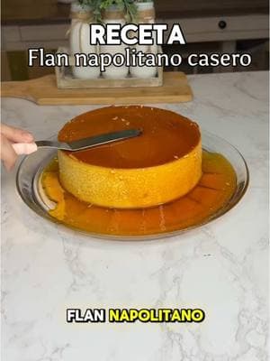 Receta de flan napolitano 🍮                                                  -                                                                                         -                                                                    -                                                                 - Flan napolitano #flan #flannapolitano #recetas #recetasfaciles #dessert #dessertideas #cake #postres #postresfaciles #viralvideo 