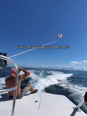 A Destin vacation isn’t complete without a parasailing trip!  #destinflorida #thingstodo #vacation #Summer #springbreak #travelinspo #itinerary #destinfl #parasailing 