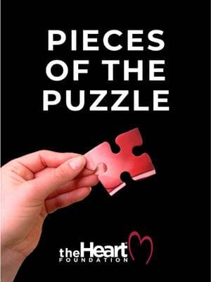 Your heart-healthy lifestyle is like a puzzle—every piece matters but it’s about finding the ones that fit FOR YOU! #theheartfoundation #heartdisease #heart #americanheartmonth #heartmonth #hearthealth 