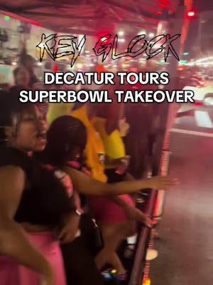 "Decatur Tours x Key Glock x Super Bowl Takeover 🎉 Don't miss out on this FREE event! Tap the lin