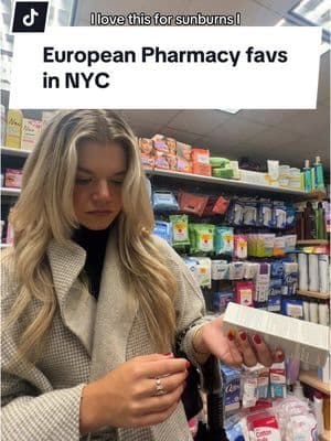 where I get my European pharmacy favs in NYC👀 #newlondonpharmacy #frenchpharmacy #frenchpharmacyskincare #newyorkfashionweek #travelcontentcreator #digitalnomad #nomadlife #travelcreator 