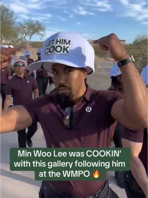 LET HIM COOK 👨‍🍳 @Min Woo Lee #golf #fyp #wmphoenixopen #PGATOUR #lululemon #minwoolee 