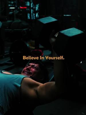 It’s only Me, Myself, and I. #believe #gymedit #gymmotivation #gymvibes #gymsad #gymfyp #gymsounds 