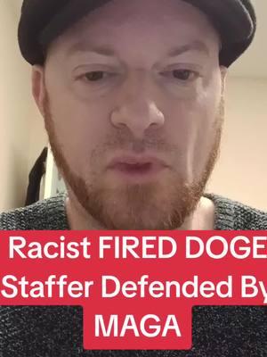 A Fired racist DOGE Employee is being defended by Our own VP. #donaldtrump #jdvance #trump #maga #doge #bigotry #whitesupreamacists 