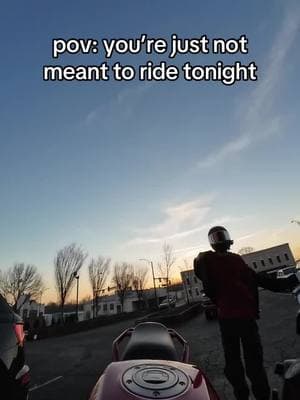 sometimes its just not meant to be #CapCut #biketok #motorcycle #bikelife #fz6 #fyp #BookTok #nightride 