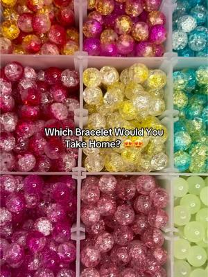 Comment your fav⬇️😍! Link in bio to shop  #foryoupage #blowthisupforme #wholesalebeads #beadedjewelry #wholesalecharms #charmbracelets #beadedbracelets #braceletmaking #braceletbusiness #1of1deluxe #bracelets #beadvendor #jewelrybusiness #bracelettok #newtotiktokshop #beads #packanorderwithme 