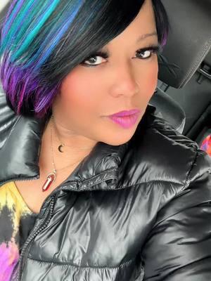 I live life in color 🍭  #halfbob #fypシ゚viralシ #purplehair #bluehair #blackhairstyles #beautybytia #Oklahoma #shorthairdontcare #blackgirlsrock #ladyj #pressure #blackhair