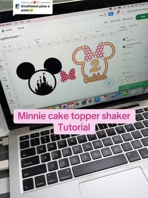 Replying to @🐰❤️🐣 tutorial de cake topper de minnie (shaker) #minniecaketopper #caketoppershaker #caketopper #minnie #cricutprojects #cricuttutorial #cricutdesignspace #howto #designspacetutorial #tutorial 