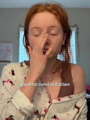 too early 😴 #ballet #ballerina #dance #dancer #balletcore #ballettok #makeup #beauty #grwm #nutcracker @ILIA Beauty @Kosas @Rare Beauty @elfcosmetics @Summer Fridays @TRESemmé 