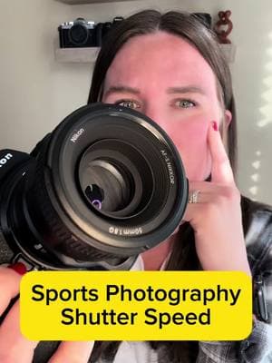 What shutter speed do you need for sports photography? #sportsphotography #beginnerphotography #photographycoach #photographyclass #camerasettings #camerasetup 