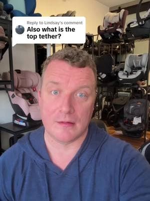 Replying to @Lindsay I hope this helps answer the question about what a top tether is and more importantly what it does and why it is so very important in car seat installation #jamiegrayson #babygearexpert #babygear #cpst #cpstsoftiktok #childpassengersafetytechnician #crashtest #childpassengersafety #carseatsafetytok #carseatinstallation #forwardfacingcarseat  #greenscreenvideo #greenscreen 