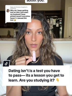 Replying to @Princess Angelica it’s not a test— it’s a lesson.   #datingwithmadalina #datingandrelationships #selfworth #selflove #selfrespect #selfpower #queenmindset #personalgrowth #datingadviceforwomen #boundaries #healingyournervoussystem #healingpeoplepleasing 