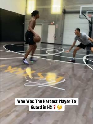 Who was the hardest player to guard in hs? #robdillingham #acebailey #elliotcadeau #hsbasketball #eybl #basketball #hoops #ballislife #shifty #boogiefland #ianjackson #dunk #crossover #highlights 