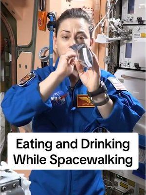 How Astronauts Eat and Drink While Spacewalking -  NASA Astronaut Susan Helms discusses how space explorers sustain themselves during an 8-hour extravehicular activity (EVA) on the ISS. To hear more, check out episode 49 of the Behind the Wings podcast at the link in bio or wherever you listen! #wingsovertherockies #wingsmuseum #airandspace #podcast #space #behindthewings #history #astronaut #nasa #iss #spacewalk #fyp #foryou #foryoupage 