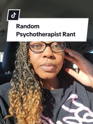 ✨️ Do we want more of these or nah? I figured I would try something different. 😊✌🏾💕 #mentalhealthtiktoks #rants #blacktherapistoftiktok #SelfCare #psychotherapist 