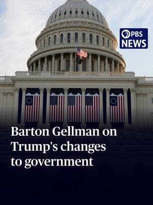 Democracy advocate examines how Trump is changing the U.S. government The first two weeks of the Trump administration have brought dramatic proposals and unprecedented changes to the government. Our new series, On Democracy, is taking a step back to look at big questions about the changing laws, institutions and norms. For our first interview, Amna Nawaz spoke with Barton Gellman, a longtime journalist and senior adviser at the Brennan Center for Justice. #pbsnewshour #pbsnews #newshour #trumpadministration #donaldtrump #trump #government #policy #news #democracy #law