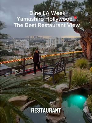 🎥: @ChrisUrias  The best Dine LA experience with the most stunning views of the city! @yamashirola is a non-negotiable on the list! For $65, you get a 5-course meal with an experience you won’t find anywhere else! #WeLoveLA #DineLA #ThingsToDoInLA #DineLARestaurantWeek #ThingsToDoInLosAngeles #DiscoverLA #Yamashiro #Hollywood