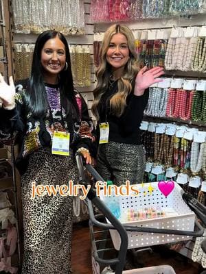 Jewelry Finds at Market 😍🤎🛍️✨💃🏼 Check out our website or App to find these pieces! #fyp #foryou #shoplocal #shopallielynns #boutique #atlantamarket 