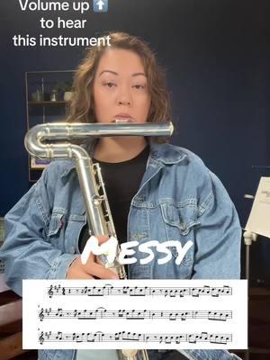 #flutetok #fluteplayer #bassflute #bandmusic #lolayoung #messy #cover #bandkids 