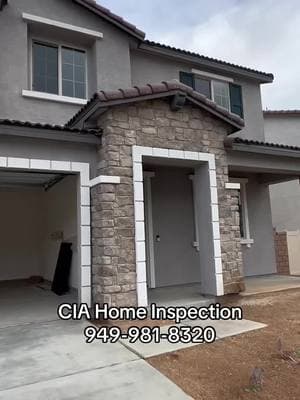 New build home inspection in Menifee, California. CIA home inspection Serving the Inland Empire and Orange County, California #homeinspection  #HomeInspector  #newbuildhomeinspection #builderinspection #oneyearanniversaryInspection #homeinspectionfails 