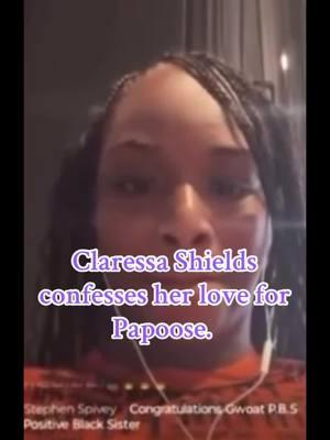 #ClaressaShields Confessed her #Love  for #Papoose on live. #BlackLove #Support #Claressa #WorldChampion #Boxing #WomenBoxing #usa #valentines 