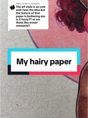 Replying to @Fen I love my hairy paper! 🥰 #art #strathmore @Strathmore Artist Papers #illustration #foryou #artist 