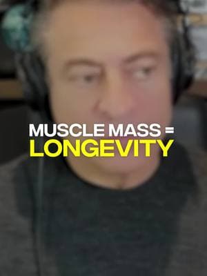 Muscle mass = longevity. Dr. Bob Hariri shares groundbreaking research on this. Last year I put on 10lbs of muscle because of this insight. Watch the full Moonshots episode 143 to learn more. #longevity #healthspan #musclemass #stemcells