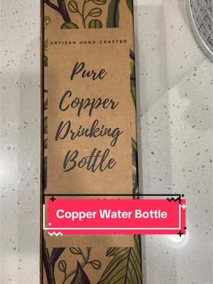 Copper Water Bottle #copper #copperwaterbottle #tiktokshopfinds #healthyliving #waterbottle #copperbenefits 