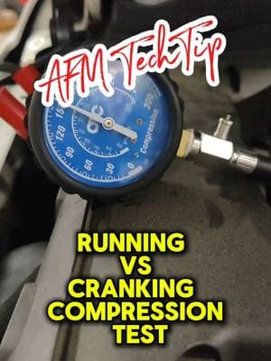 Running VS Cranking Compression Test #GM #chevy #chevrolet #tahoe #suburban #afm #dod #cadillac #gmc #yukon #silverado #compression #engine #cranking #automotivetechnician #automotive #mechanic #v8 #technician #tech 