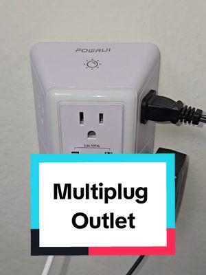 Replying to @dmac6339 This multiplug Outlet is perfect for charging multiple devices at one time.  It's also a surge protector and also has a couple of USB ports. #multiplugoutlet #surgeprotector #walloutlet 