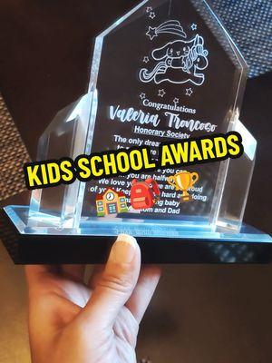 tired of balloons, candy, or just getting the same ol' gifts for ur kiddos when they win school awards? we customize all kinds of academic achievements awards, from acrylic, glass, column trophies and medals for your little ones achievements!! #fyp #schoolawards #kidsgifts #school #assembly #uniqueawards #littleminds #special #goodgrades 