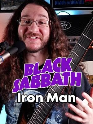 Iron Man - Black Sabbath #guitar #metal #guitarlessons