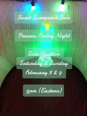 Sweet Surrender Sale Auction Superbowl Weekend #sale #auction #creepy #spooky #SuperBowl #sweetsurrender #february #winter #ghost #haunted #paranormal